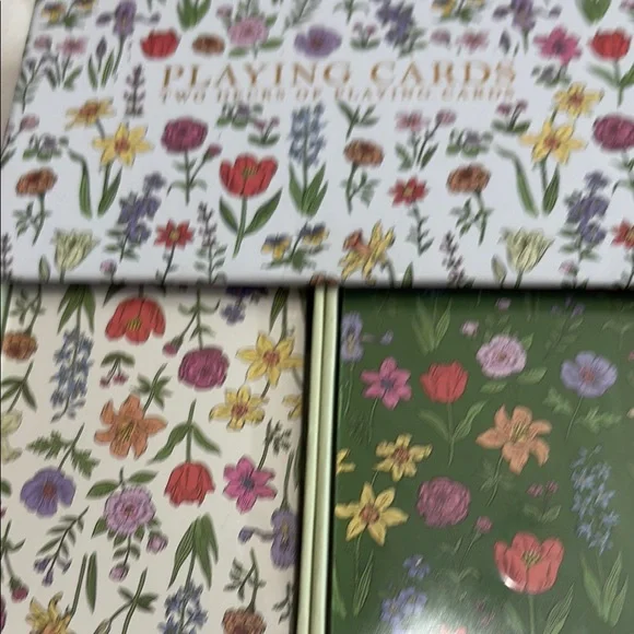 Pick 1 - Floral Playing Cards Set - Picture 4 of 5